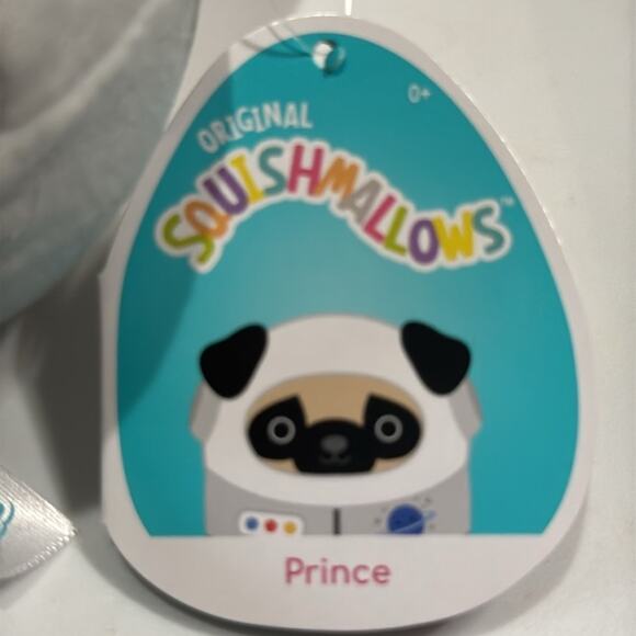 Squishmallow Kellytoy 5” Prince Pug the Space Dog NWT - Picture 4 of 4